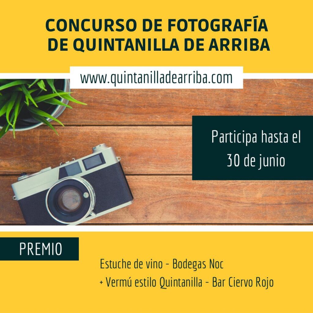Cartel Concurso de Fotografía de Quintanilla de Arriba